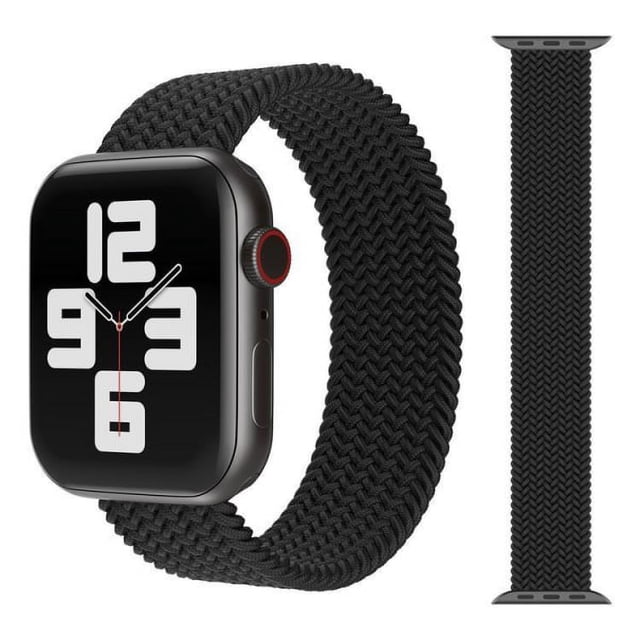 Compatible con Apple Watch ARBAND Elastic NEGRO 38/40/41 Negro 38/40/41 mm [Tamaño M 144 mm Sailing Electrónica