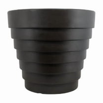 Tusco TUSVS24ES 24 in. Variegated Planter, Espresso