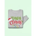 thumbnail image 3 of Papa Claus Design Sweatshirt Men -Image by Shutterstock, Male Medium, 3 of 4