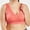 Orange bras, variant on Pimelu Bras for Women Full Figure Bras Sports Bras for Women Comfort Lightly Lined Plus Size Seamless Underwear Ladies Gym Yoga Full Coverage Breathable Thin Bras