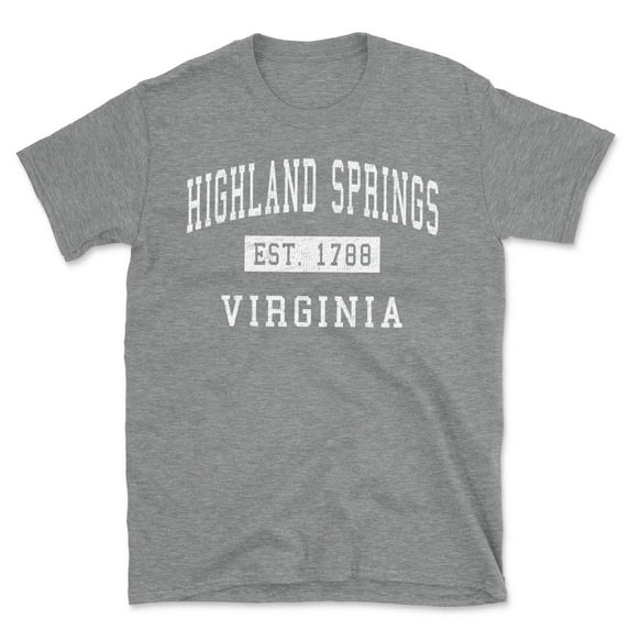 Highland Springs Virginia Classic Established Men's Cotton T-Shirt