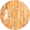 thumbnail image 1 of Ahgly Company Indoor Round Oriental Orange Industrial Area Rugs, 5' Round, 1 of 1