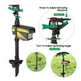 thumbnail image 2 of Sprinkler Automatic Rotating Large Area Solar Powered Motion Activated Animal Repeller Sprinkler Garden Animal Deterrent, 2 of 7