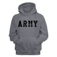 thumbnail image 1 of Army Army Gray Heather Adult Pullover Hoodie Sweatshirt, 1 of 1