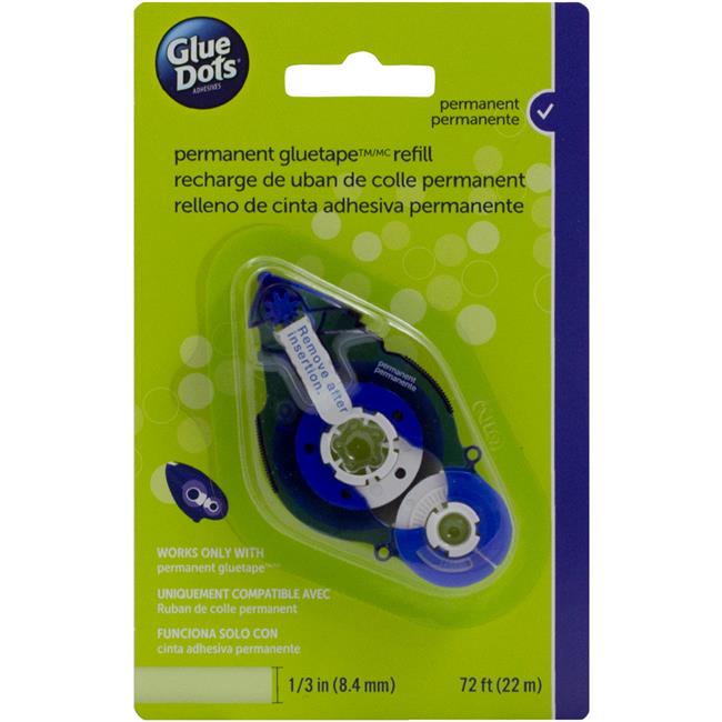 Glue Dots 41611 0.33 in. x 72 ft. Glue Dots Tape Refill Permanent