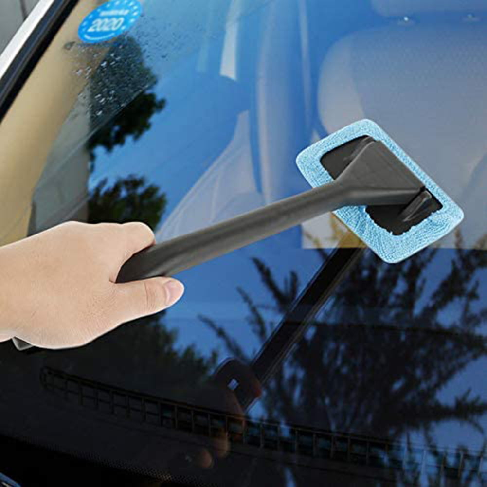Detachabl Window Brush Microfiber Wiper Cleaner Cleaning Brush with Cloth Pad 
