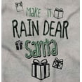 thumbnail image 2 of Christmas Make It Rain Dear Santa Plus Size Crewneck Graphic Tee Shirt Brisco Brands 2X, 2 of 3
