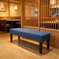 thumbnail image 7 of Dining Bench Cover, Stretch Removable Long Seat Slipcover with Washable Design, Rectangle Bench Protector for Dining Room Living Room Kitchen Bedroom, 7 of 7