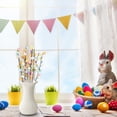 thumbnail image 4 of ERTZAE Easter Egg Stems,18" Artificial Easter Egg Branch For Spring Home Decor,Artificial Easter Egg Stems,Floral Picks With Blooms For Arrangements,Vase And Home Easter Decor,Sturdy & Non-Fading, 4 of 9
