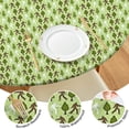 thumbnail image 4 of Green Bigfoot and Tree Pattern Round Fitted Tablecloth with Elastic Edge,Dining Table Cover Waterproof,Outdoor Round Tablecloth for Camping,Dining,Indoor and Outdoor, 4 of 7