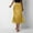 Yellow, variant on Sentmoon Womens Skirt Plus Size High Waist Boho Cute Skirts for Women Beach Solid Color Loose Breathable Flowy Skirt Streetwear Winter for Christmas Dinner L