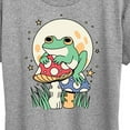 thumbnail image 3 of Instant Message - Frog And Mushrooms - Women's Short Sleeve Graphic T-Shirt, 3 of 6