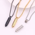 thumbnail image 3 of Colgante de moda para hombre, colgante de personalidad, accesorios, bala que puede abrir el collar, 3 of 5