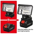 thumbnail image 3 of Amdohai 4 Inch LED Work Light for 21V Lithium Batteries Super Bright Outdoor Lighting 180 Degree Rotation Light Portable Handheld Flashlight for Camping Hiking Emergency, 3 of 7
