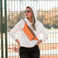 thumbnail image 5 of Riñonera pequeña, riñonera ligera y duradera, riñonera tipo mensajero impermeable, monedero, naranja, 5 of 5