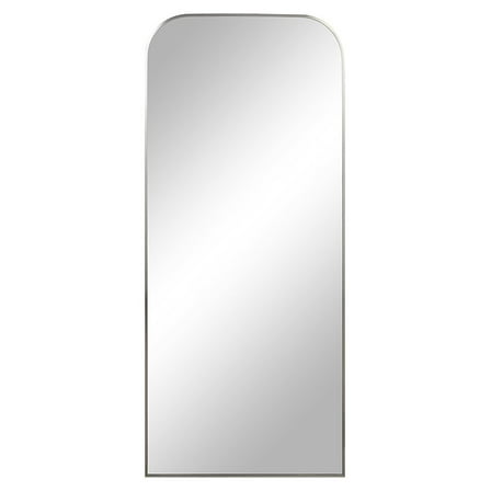 Renwil Samia 72" H x 30" W Wall Mirror, Grey