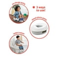 thumbnail image 3 of Skip Hop Baby Potty Training Toilet, Go Time 3-in-1 Potty, White/Gray, 3 of 11