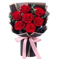 thumbnail image 1 of Bouquet de flores con rosas preservadas Mosstory, regalo de 7 piezas para mujer, 1 of 6