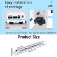 thumbnail image 3 of HLONK Model Cars Electric Universal Simulation High Speed Railway Harmony Train Toy Toy Train Educational Toys Freely Assembled Model Train Set Electric Train Set Train Games Gifts for Bo, 3 of 8