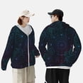 thumbnail image 4 of Kdxio Boho Print Women Men Sun Protection UPF 50+ Jackets Zip Up Long Sleeve Hoodie Hiking Lightweight with Pockets, 4 of 7