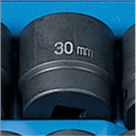 

Grey Pneumatic SOC 30MM 1/2D IMP 6PT