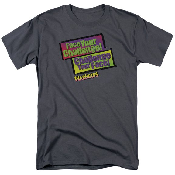 Warheads Face Your Challenge S/S Adult 18/1 T-Shirt Charcoal