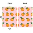 thumbnail image 5 of FORMRS Acrylic Clipboard with Low Profile Clip Standard A4 Letter Size, 12.5" x 9", Cute Oranges, 5 of 8