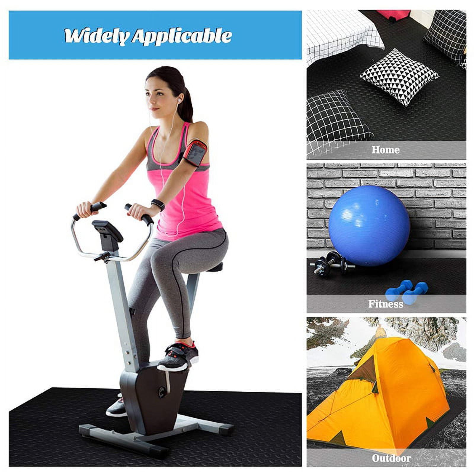 12 Pack Tapis d'Exercice, Tapis de Gym en Mousse Eva, Tapis de Sol