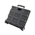 jicheng Folding Cart Foldable 65L Storage Bin with Wheels and Pull