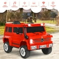 thumbnail image 5 of Costway Mercedes-Benz Unimog Ride On Car 12V off roadSUV Truck w/ Remote Control Red, 5 of 12