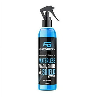 wizards Motorcycle Cleaning Kit - Cleaner, Quick Detailer, and Bug Remover  with Fiber Cloth and Detailing Bag 