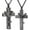 Customize, variant on Personalized Cross Cremation Jewelry for Ashes - Religious Cross Urn Necklace with Mini Keepsake Urn Memorial Ashes Jewelry