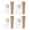 Straight mouth 15cm, variant on 4Pcs Stable Wooden Table Leg Brace Weight Bearing Stabilizers for Home Furniture Reinforcement