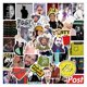 thumbnail image 2 of Paquete de pegatinas Singer Posts Malones Anime, vinilo impermeable, 50 unidades, 2 of 3