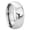 Gray High Polish, variant on Deer Gray High Polish Dome Tungsten Men Ring 10MM