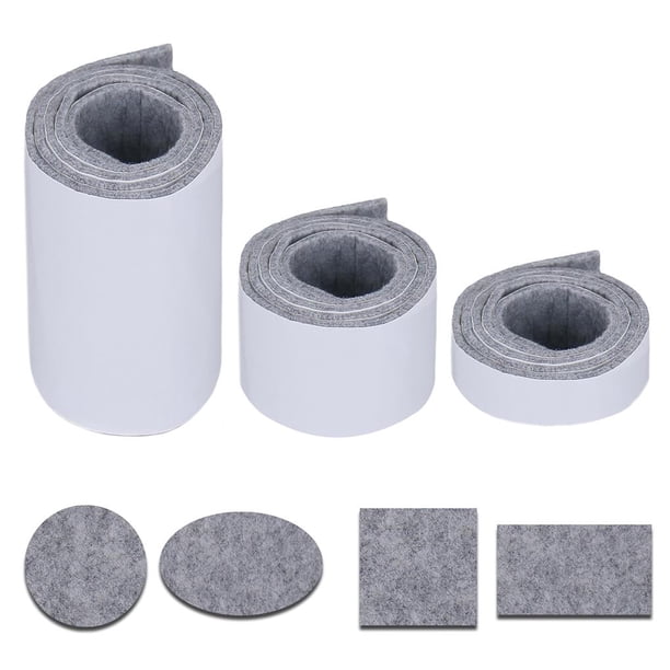 Deslizadores De Fieltro Autoadhesivos De Diferentes Tamaños, Tapete Deslizante De Fieltro Fácil De Usar, Almohadillas De Fieltro Antideslizantes, Almohadillas Para Muebles, Protectores De Suelo 3 Uds Moyic TO001791-00