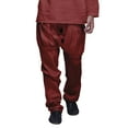 thumbnail image 2 of Atasi Solid Readymade Elastic Pajama For Mens Ethnic Santoon Bottom Pant, 2 of 5