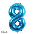 thumbnail image 2 of Set de globos para decoración de fiesta de octavo cumpleaños de Chaungfu, 11 unidades, 2 of 5