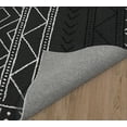 thumbnail image 3 of MOROCCAN GEO CHARCOAL Indoor Floor Mat By Kavka Designs, 3 of 5