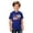 Z1 Blue, variant on Boys' USA Soccer T-Shirt Kids Crewneck Short Sleeve Digital Dot Patriotic US Flag Graphic Tee Casual Game Day Soccer Fan Gear