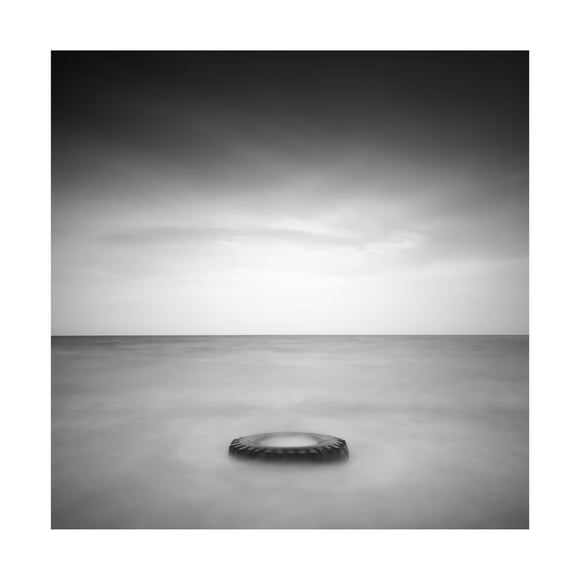 Canvas Wall Art - Catalin Baican '-O-' Wall Art for Living Room, Bedroom, or Office Décor by Trademark Fine Art - 14 x 14 Inches