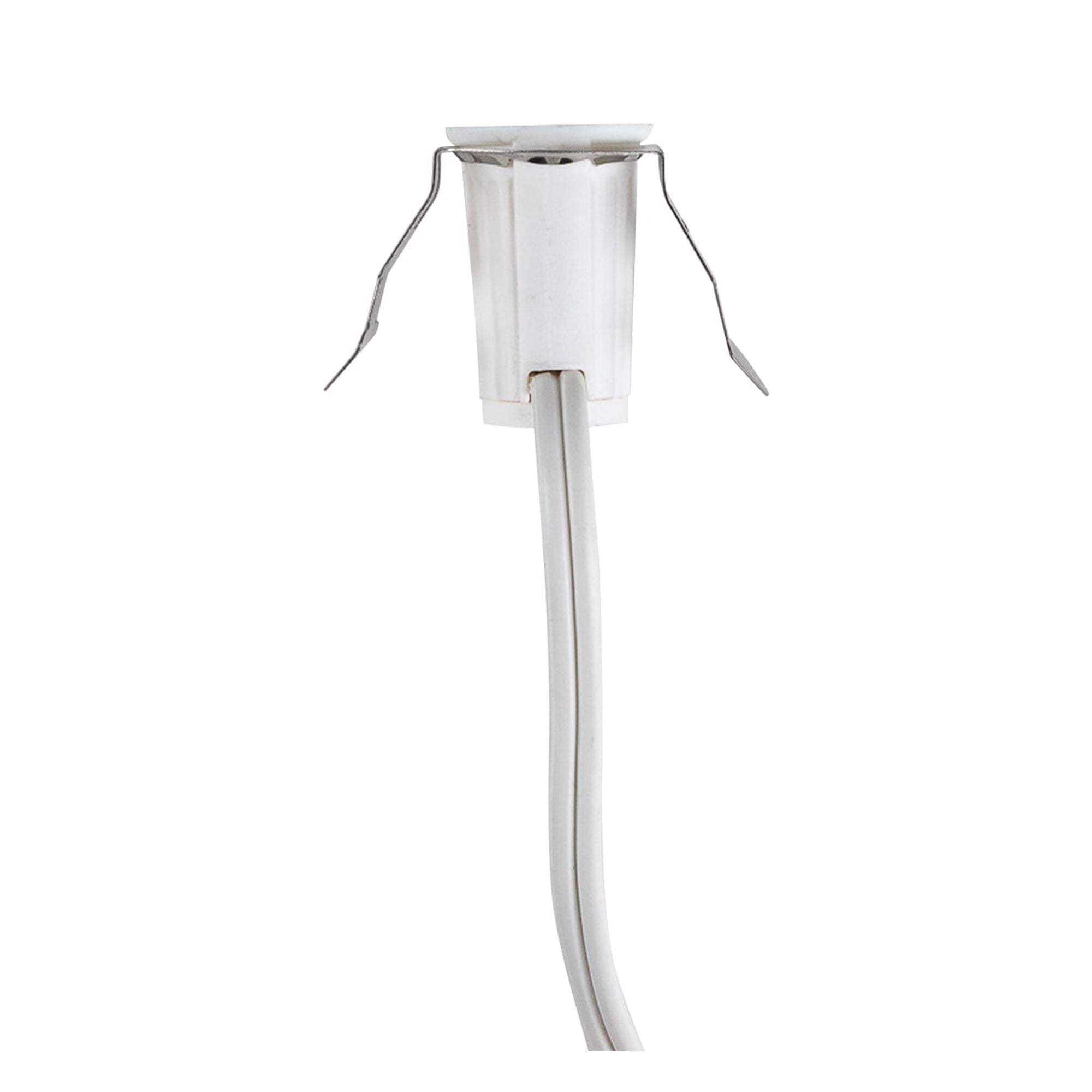 Northlight Christmas Village Replacement C7 Single Light Cord 6' White Wire - 72"