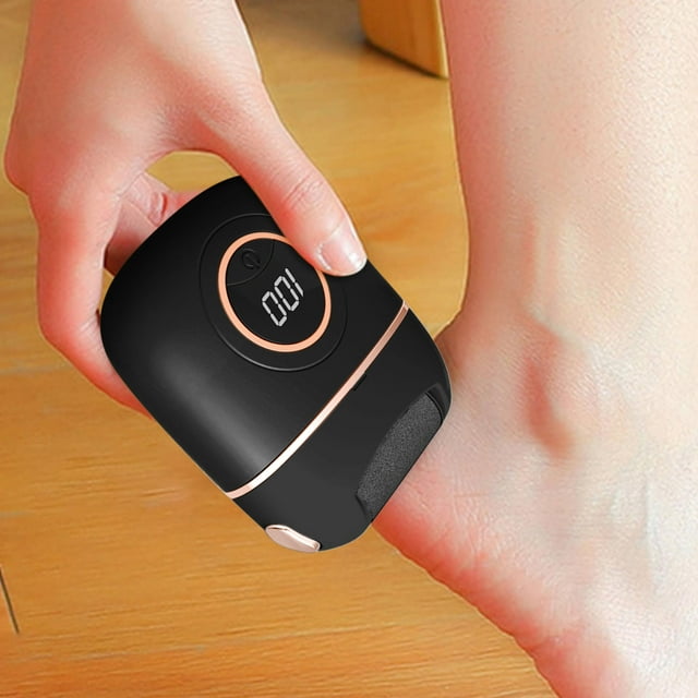 Reduce Price! WSBDENLK Foot Scraper Automatic Heel Grinder Toe and Sole Scraper Profession Foot File With Powerful Motor Digital Display Foot Grinder for Soles