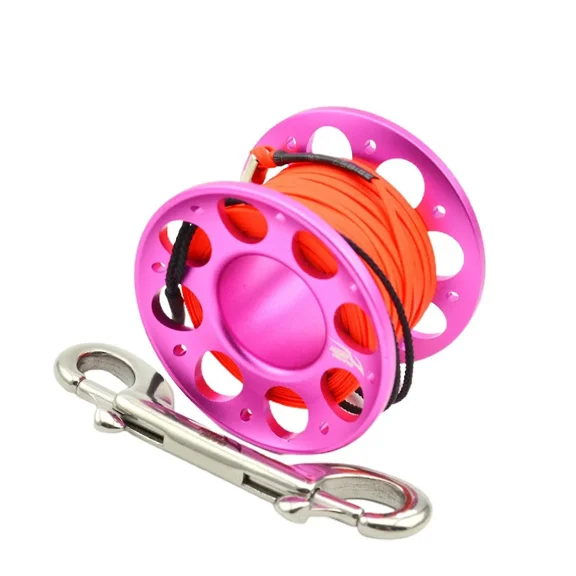 15m/30m FXL-952 Finger Reel Double Hook Head Finger Spool Reel for Diving