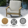 thumbnail image 3 of Flash Furniture Charlestown Adirondack Outdoor Club Chair - Natural/Cream, 3 of 12