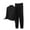 Black, variant on Uqiangy Travel Outfits for Women Long Sleeve Pajamas Two Piece Lounge Sets for Women Sets for Women 2 Piece Sets for Women Summer Travel Outfits for Women 2 Piece Sets Long Sleeve Pajama Set A L