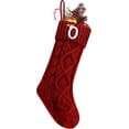 thumbnail image 3 of Christmas Stockings with Initials, 18 Inches Large Embroidered Monogrammed Cable Knit Christmas Stocking for Family, Xmas Holiday Party Gifts & Decoration for Fireplace, 3 of 7