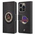 thumbnail image 1 of Head Case Designs Officially Licensed NHL Arizona Coyotes Puck Texture Leather Book Wallet Case Cover Compatible with Apple iPhone 14 Pro, 1 of 6