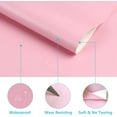 thumbnail image 4 of Artificial Leather PU Fabric Vinyl Material 2-Way Stretching for DIY Sewing Crafts Upholstery Pink, 4 of 5