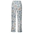 thumbnail image 5 of DHFJKG Linen Pants Women Bohemian Casual Summer Lightweight Loose Fit Straight Leg Drawstring Elastic Waist Beach Pants Versatile Trousers, 5 of 5